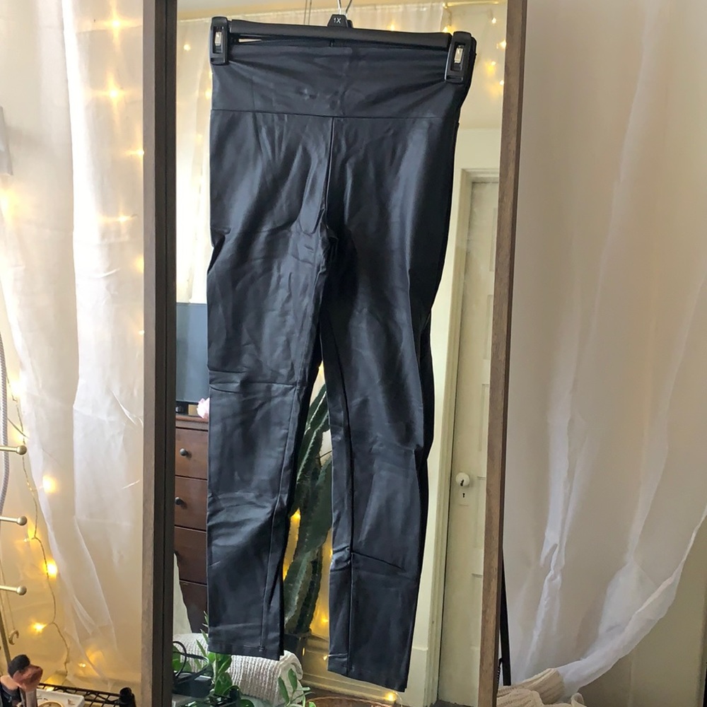 medium forever 21 faux leather leggings